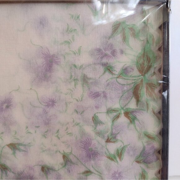 Vintage Exclusive Imports Japan BBB Silk Effect Purple Floral Napkins 11 Ct - Picture 2 of 6